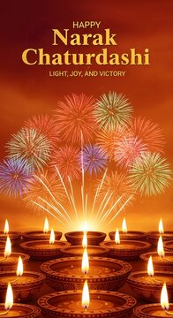 Happy Narak Chaturdashi: A Celebration of Light Joy and Victory.