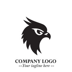 Obraz premium Elegant Bird Logo Symbol in Black on White Background with Minimalist and Modern Design