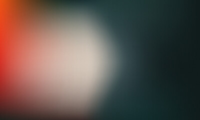 Abstract blurry gradient background with red orange and dark blue tones