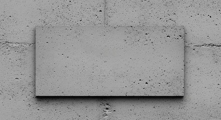 Modern concrete texture background with a clean rectangular overlay perfect for minimalist design and architectural concepts
