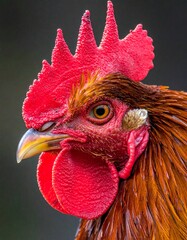 Wild jungle fowl with colorful feathers, strong instincts, natural habitat, and agile movement in forests.