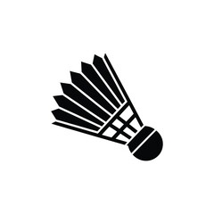 Shuttlecock Silhouette, Badminton Equipment, Sport Gear, Transparent Background