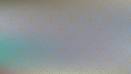Muted Grey Blue Gradient with Subtle Interlocking Circles Pattern abstract