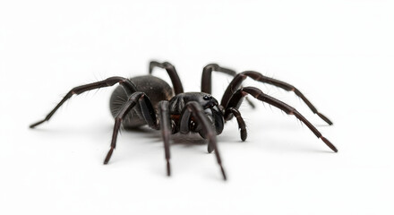 Magical winter wonderland with glowing christmas trees under a starry sky