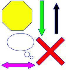 Set Of Colorful Arrows,Set Of Colorful Arrows Vector