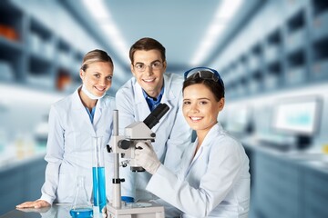 Fototapeta premium Pharmaceutical Research in modern Laboratory