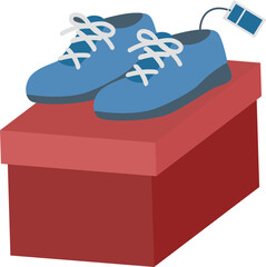 새신발과 상자와 텍