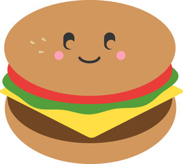 햄버거 캐릭터