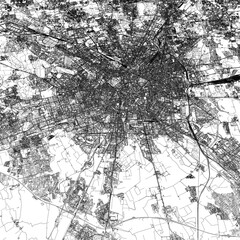 Fototapeta premium 3D illustration of city and urban in Milan Italy