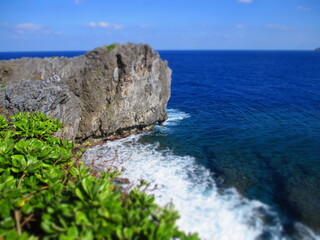 Cape Hedo, Okinawa, Japan - Diorama Effect