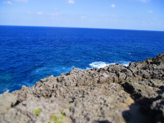 Cape Hedo, Okinawa, Japan - Diorama Effect