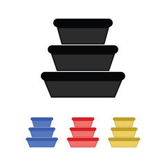 Lunch Box and Food Storage Containers &ndash; Realistic Vector Pack for Kitchen and Delivery Branding