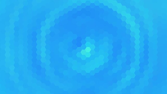 Abstract blue hexagonal animation background with a subtle ripple effect. Perfect for tech motion design, modern transitions, and digital backdrops.