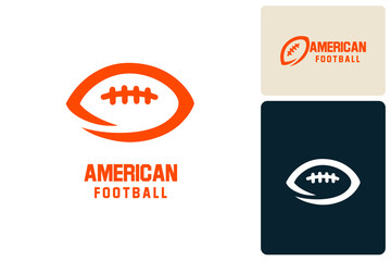 Football logo with a neat and clean lineart style
