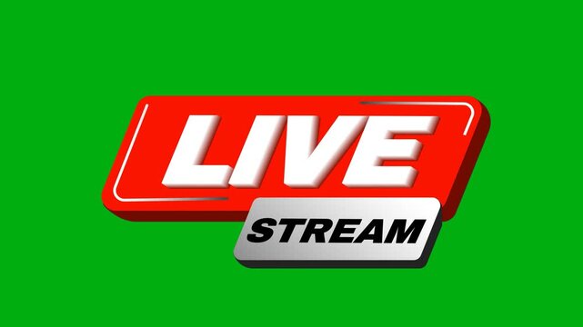 Live Streaming Title Motion Graphic