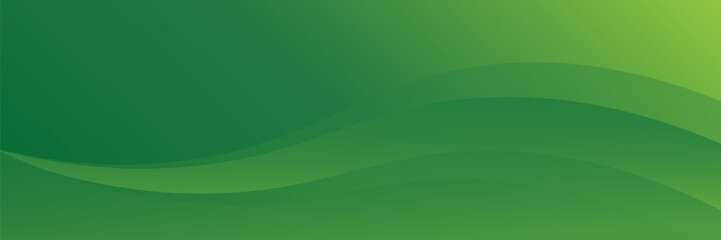 Simple, elegant wallpaper with layered curves in a deep to light green gradient. A versatile, high-resolution graphic design element. vector illustration