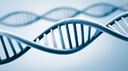 Intricate dna double helix strand fundamental structure of life genetics molecular biology and scientific research.