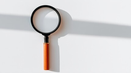Premium magnifying glass with ergonomic wooden handle for detailed reading hobby and inspection tasks.