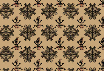 Ethnic Pattern
This seamless mixed pattern is a unique blend of hand-drawn florals, geometric shapes, and abstract textures thoughtfully combined to create a bold, modern aesthetic. 