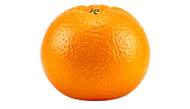Vibrant orange citrus fruit isolated against a dark background, exhibiting a textured peel and round shape - Powered by Adobe