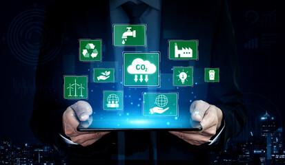 ESG concept integrates environmental, social, and governance practices to promote sustainability, responsibility, and ethical business development Vouch