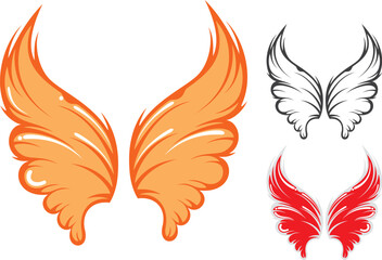 Modern abstract geometric shapes and lines with vibrant color accents