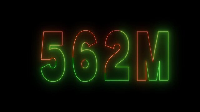 Nembar milion horizontal icon &ndash; 1m number symbol for followers and finance.Million number horizontal vector icon &ndash; 1m sign for social media and business analytics.