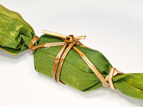 Tokyo,Japan - October 24, 2025:  Closeup of bamboo dampulings or Sasadango