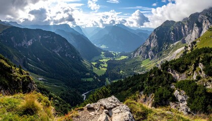 Fototapeta premium Bergwelten Panorama