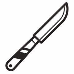 vector illustration of a metal clip