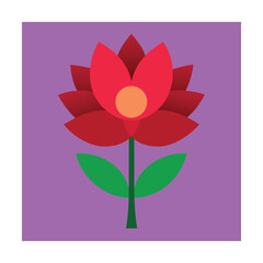 Shadow Petal Floral Element