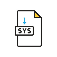 Multi color icon for sys document