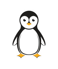 Animal cute Penguin vector illustration
