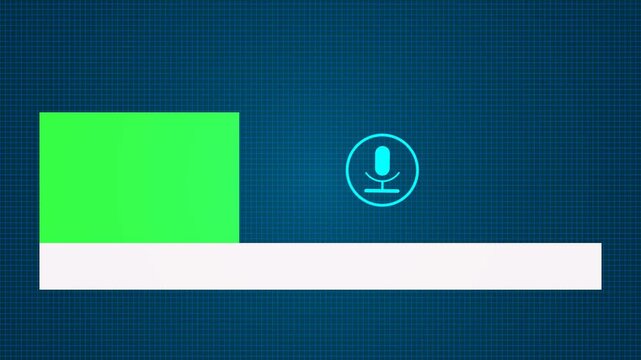 communication sound call recording, audio sound, multimedia broadcasting streaming icon