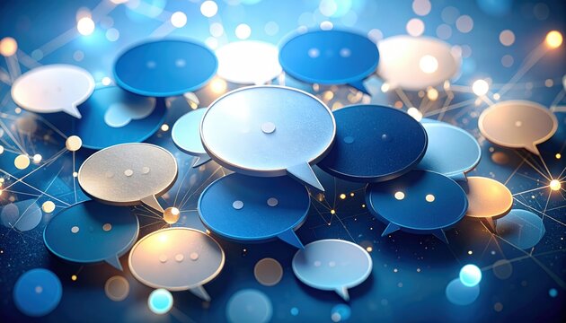 Dynamic dialogue: Representing interconnected communication with speech bubbles