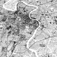 Fototapeta premium 3D illustration of city and urban in Bangkok Thailand