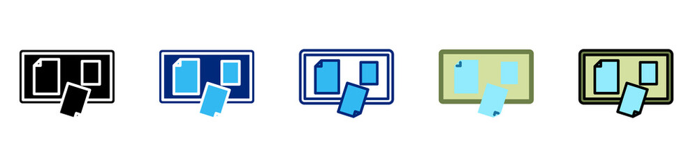 notice board multi style icon