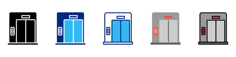 elevator multi style icon