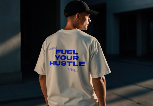Optimistic Urban Fashion Statement Tshirt Mockup