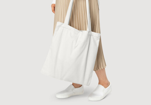 Stylish Tote Bag Fashion Accessory Mockup PSD