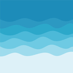 Water wave, Beautiful abstract sea background icon vector. tranquil designs, soothing visuals, and modern ocean theme symbol. vector illustration.