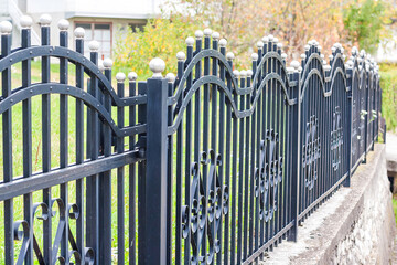 Functional Iron Fence for Security Use