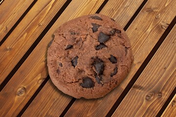 Freshly Baked Tasty Homemade Chocolate Chip Cookies