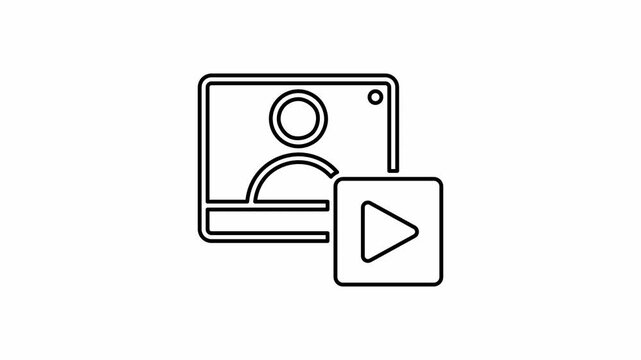 The streaming icon is displayed on a white background.