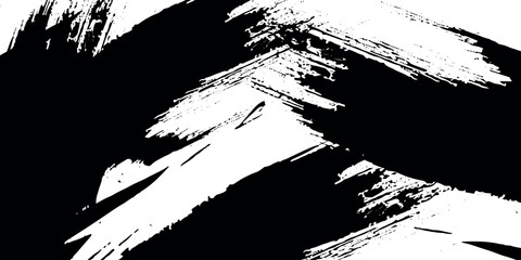 Grunge Texture with Paint Splashes and Abstract Design Vector brush strokes texture rough black scratches for wallpaper.