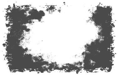 Paint brush grunge border frame.black ink brush painting blank frame border pictures artistic.Black grunge texture border frame over white