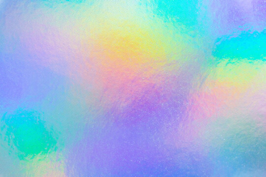 Holographic rainbow foil iridescent texture abstract hologram background