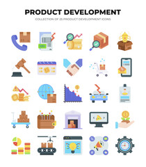Product Development Icons. 25 Essential Icons for Business