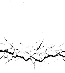 Abstract Fractured Earth Pattern