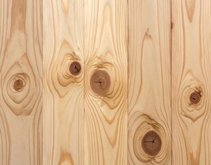 Light Brown Wood Texture with Knots